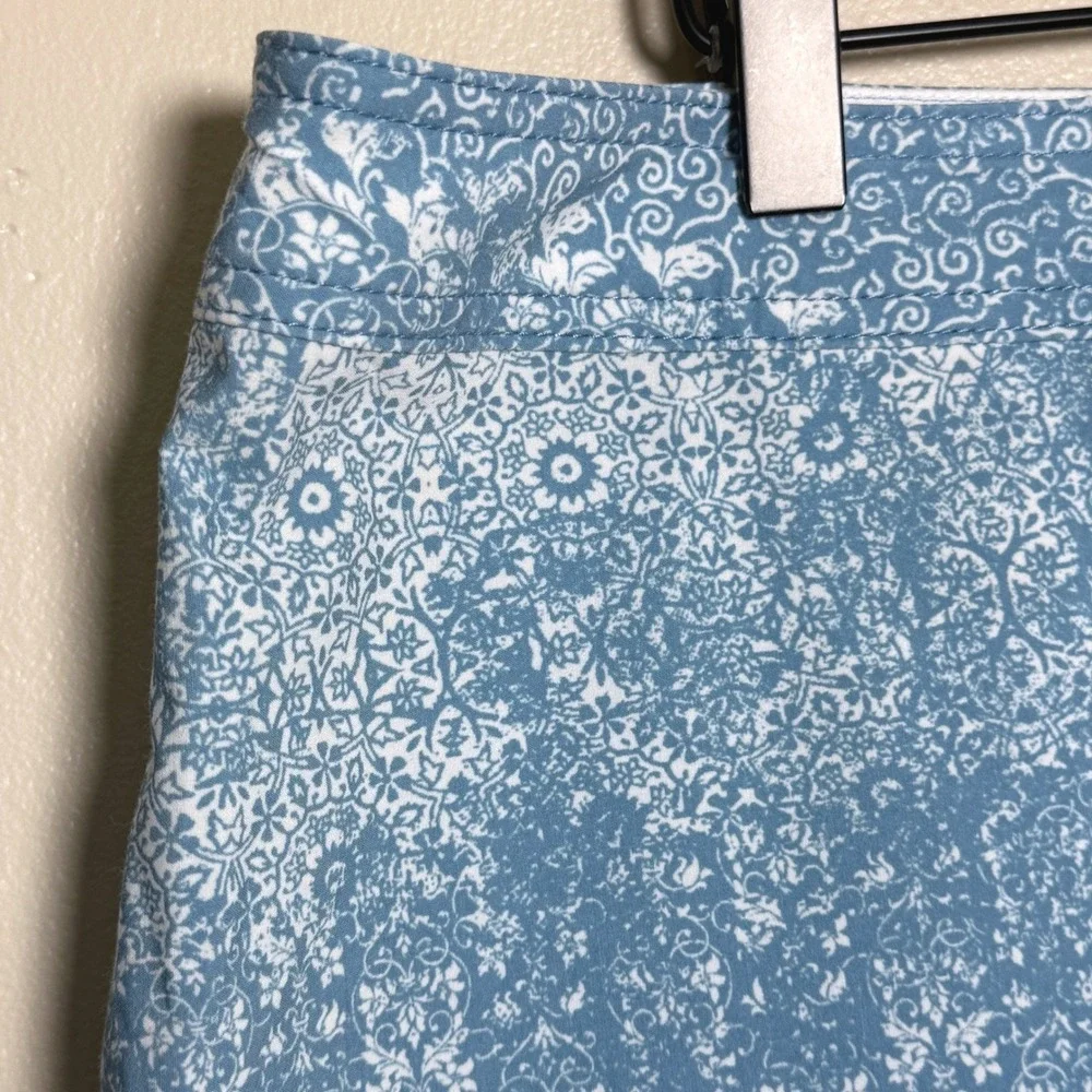 Hang Ten‎ Boys Blue Floral Damask Print Board Shorts Swim Trunks Size 14